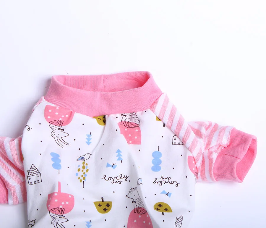 100% Soft Cotton Pet Jumpsuit