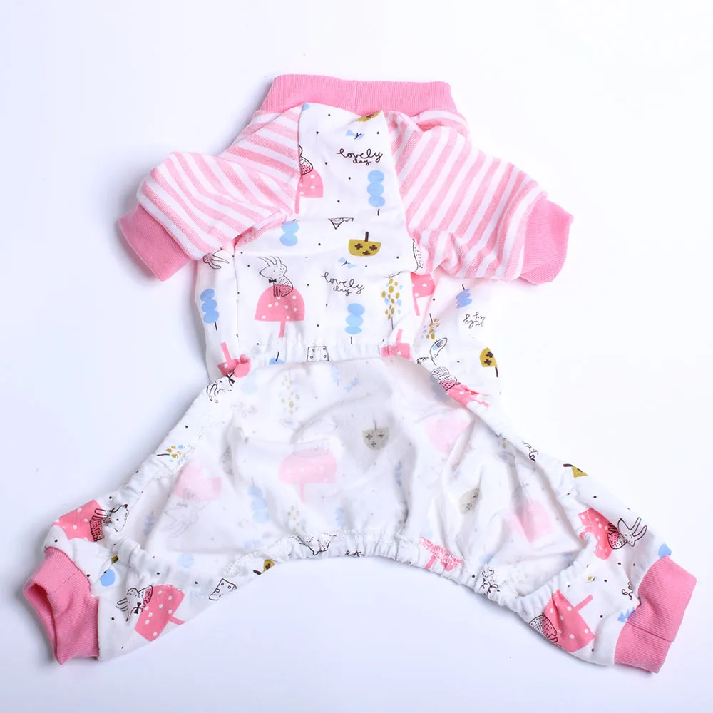 100% Soft Cotton Pet Jumpsuit