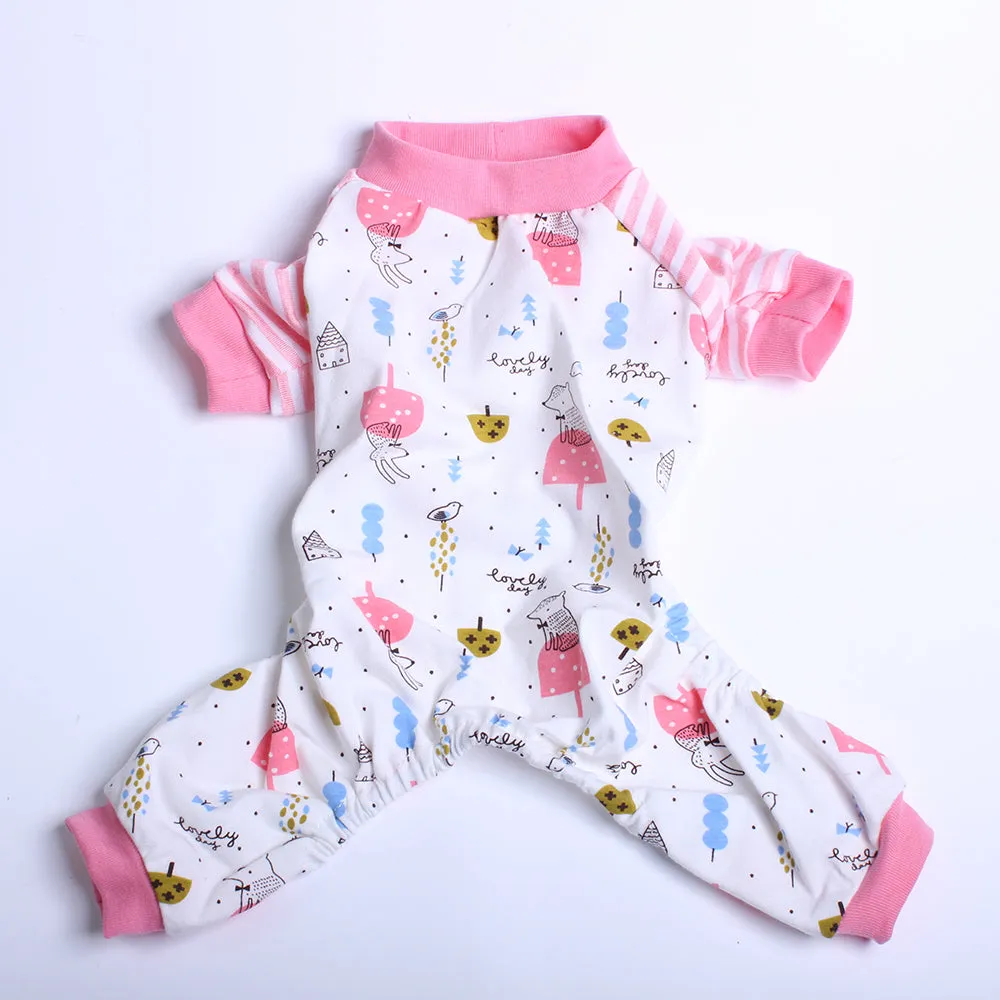 100% Soft Cotton Pet Jumpsuit