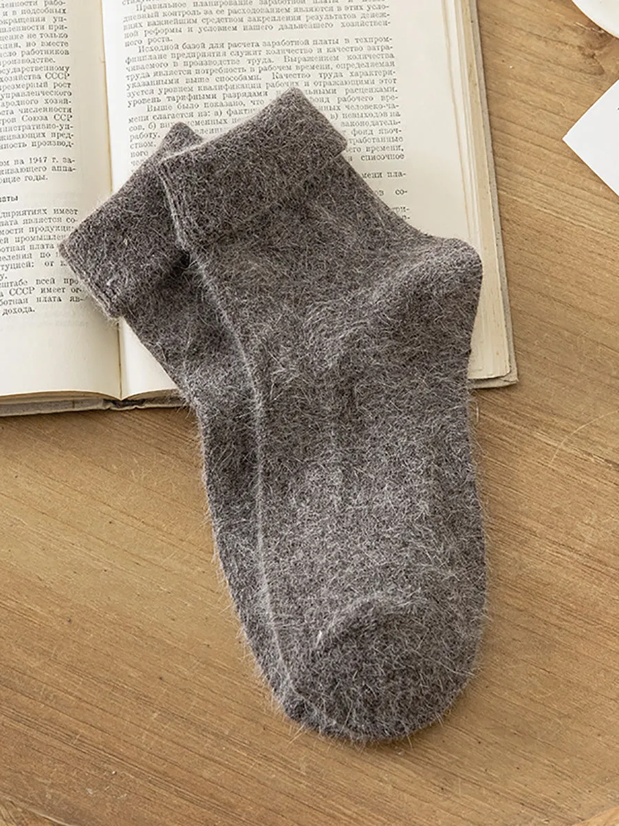 4 Pairs Women Winter Warm Wool Socks