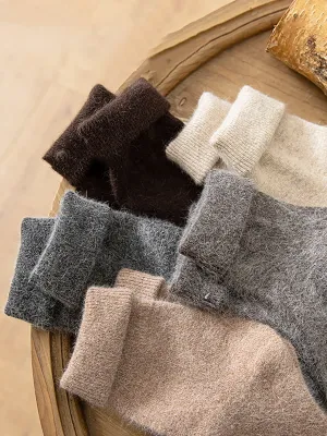 4 Pairs Women Winter Warm Wool Socks