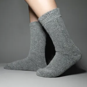 Alpaca Wool Grey Socks for the Ultimate Warmth