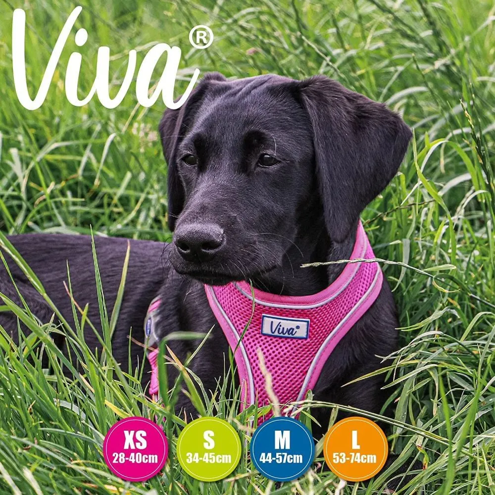 Ancol Viva X-Small (28-40cm) Pink Comfort Mesh Dog Harness