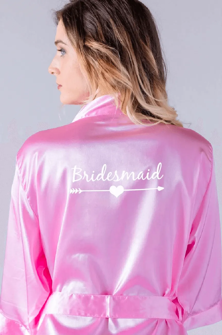 Arrow Style Bride Robe