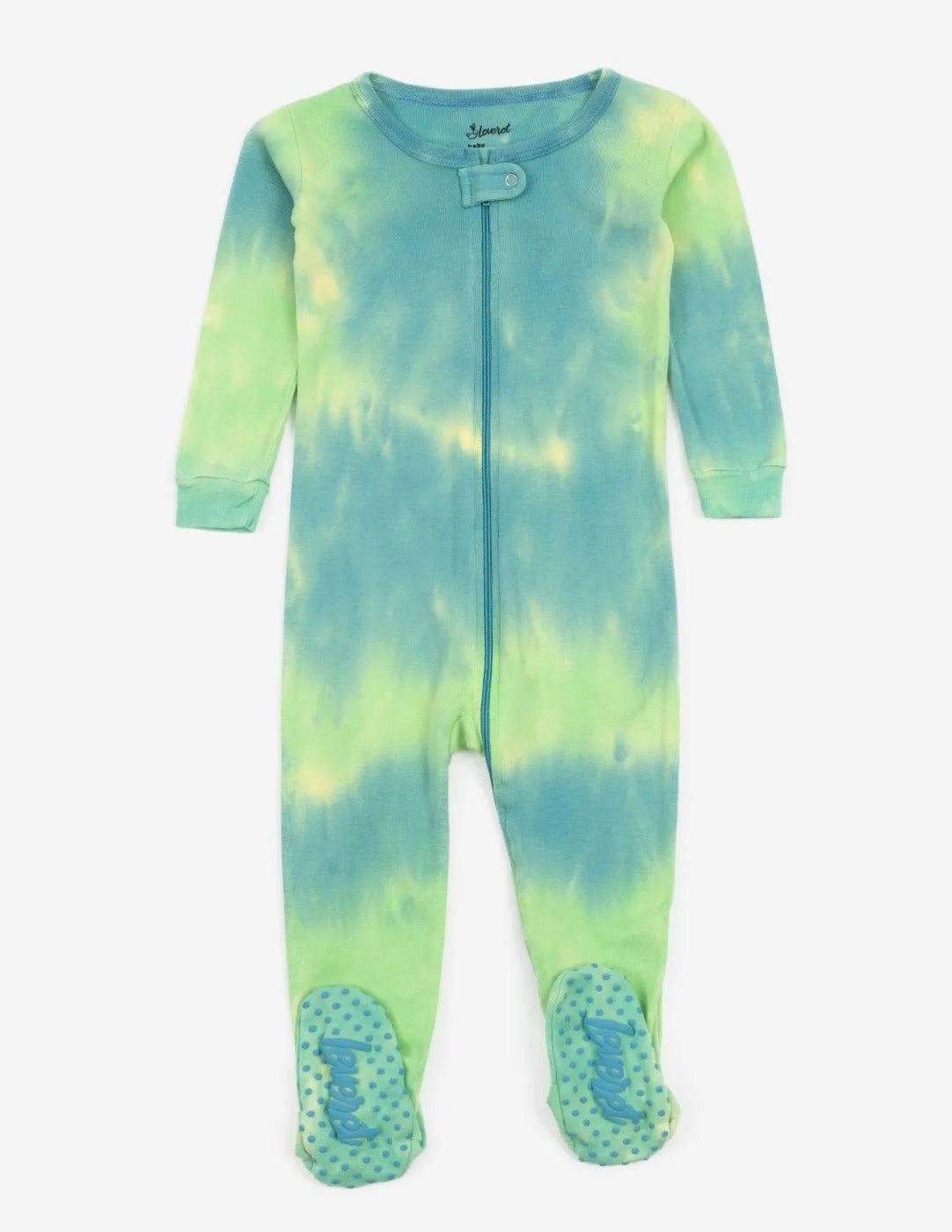 Baby Footed Mix Dye Cotton Pajamas