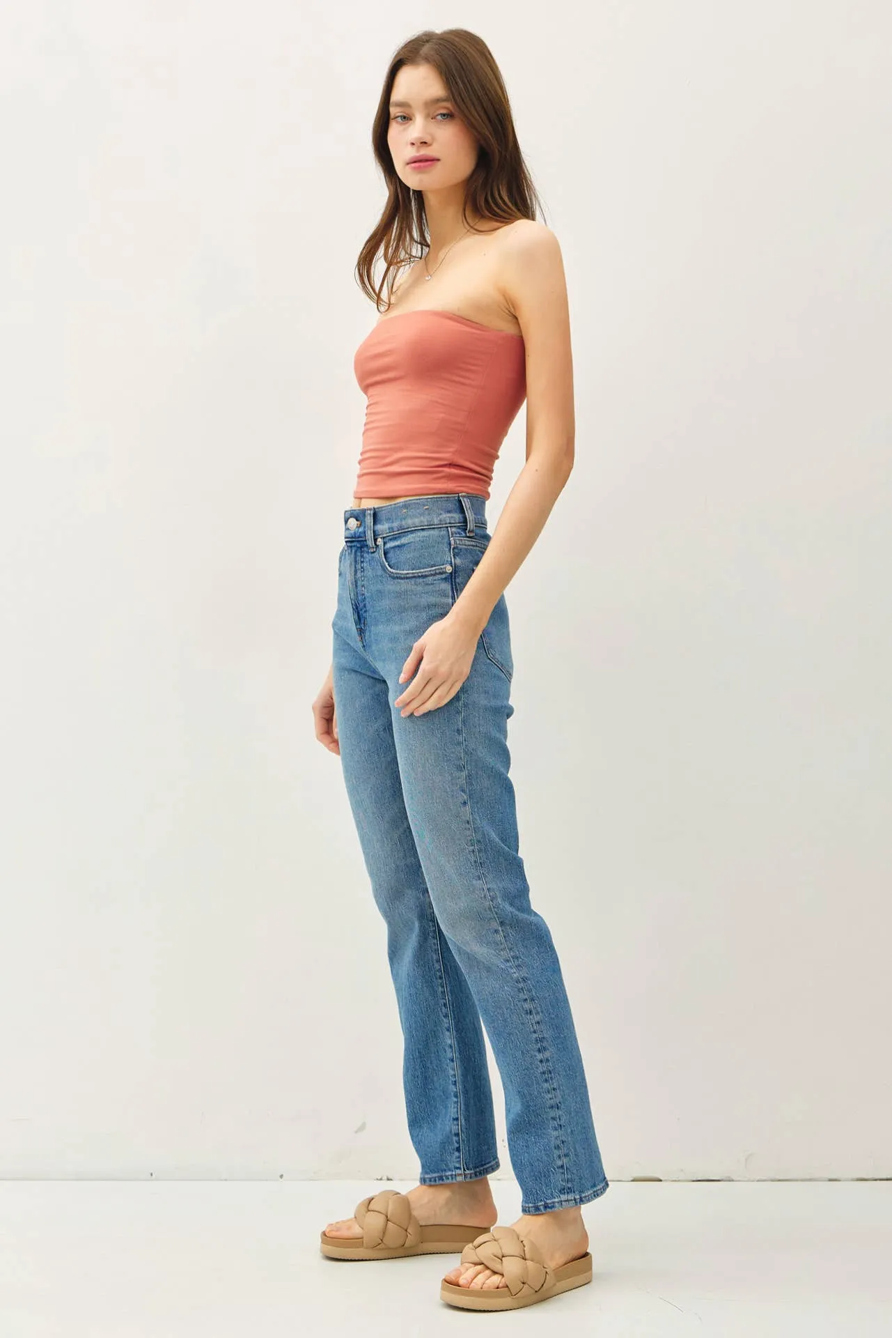 BASIC BANDEAU TOP: Terracotta