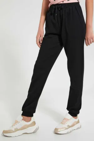 Black Basic Track Pant