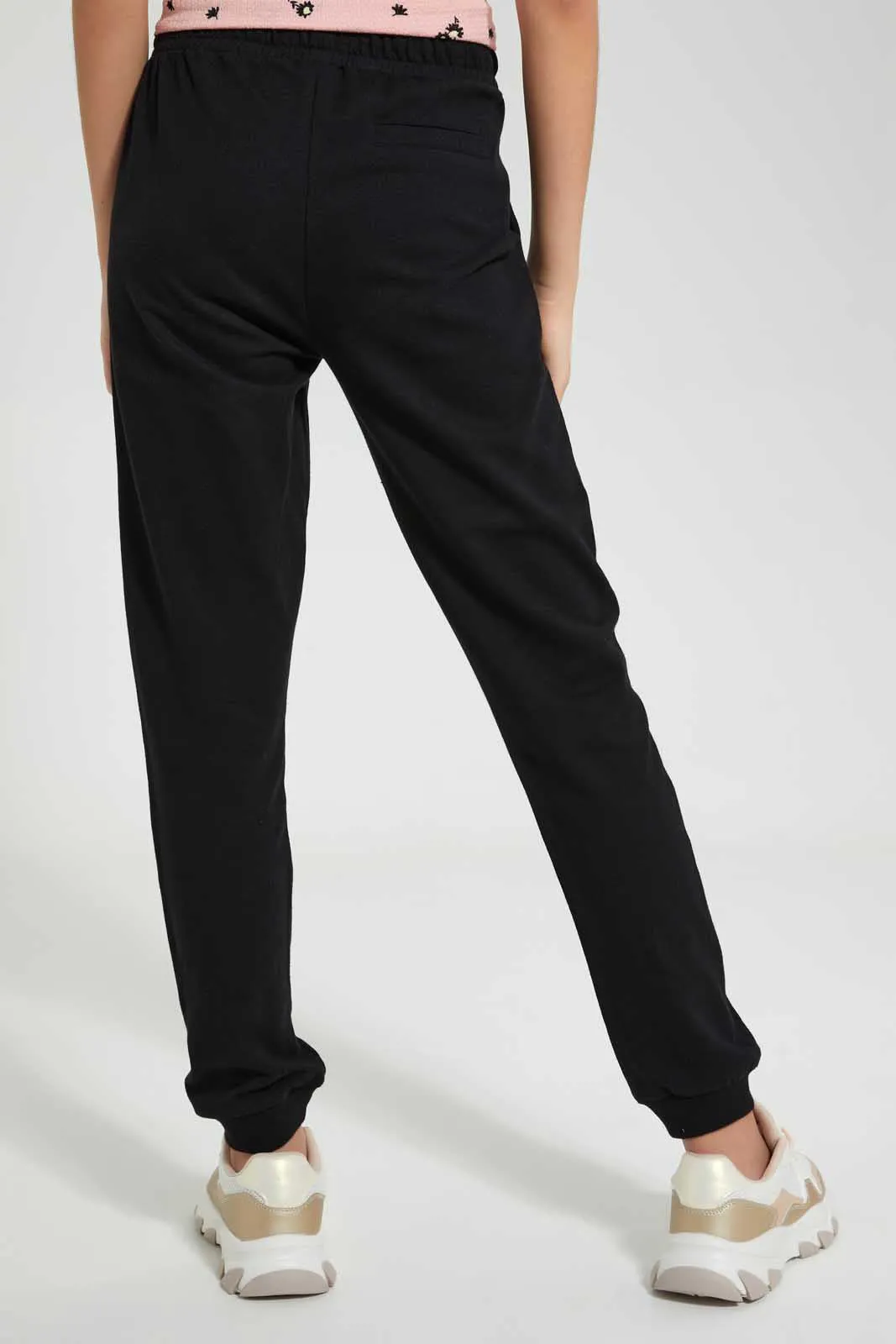 Black Basic Track Pant