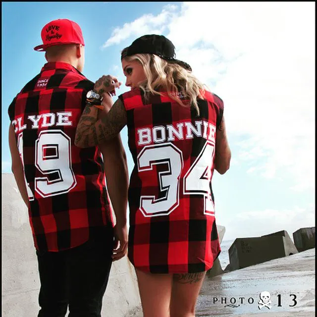 BONNIE & CLYDE PLAID VEST