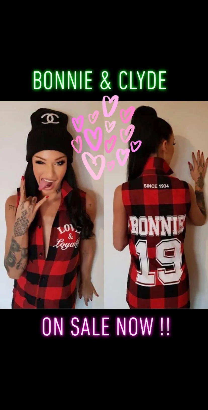 BONNIE & CLYDE PLAID VEST