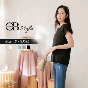 BOWKNOT TIED OPEN CHIFFON TOP