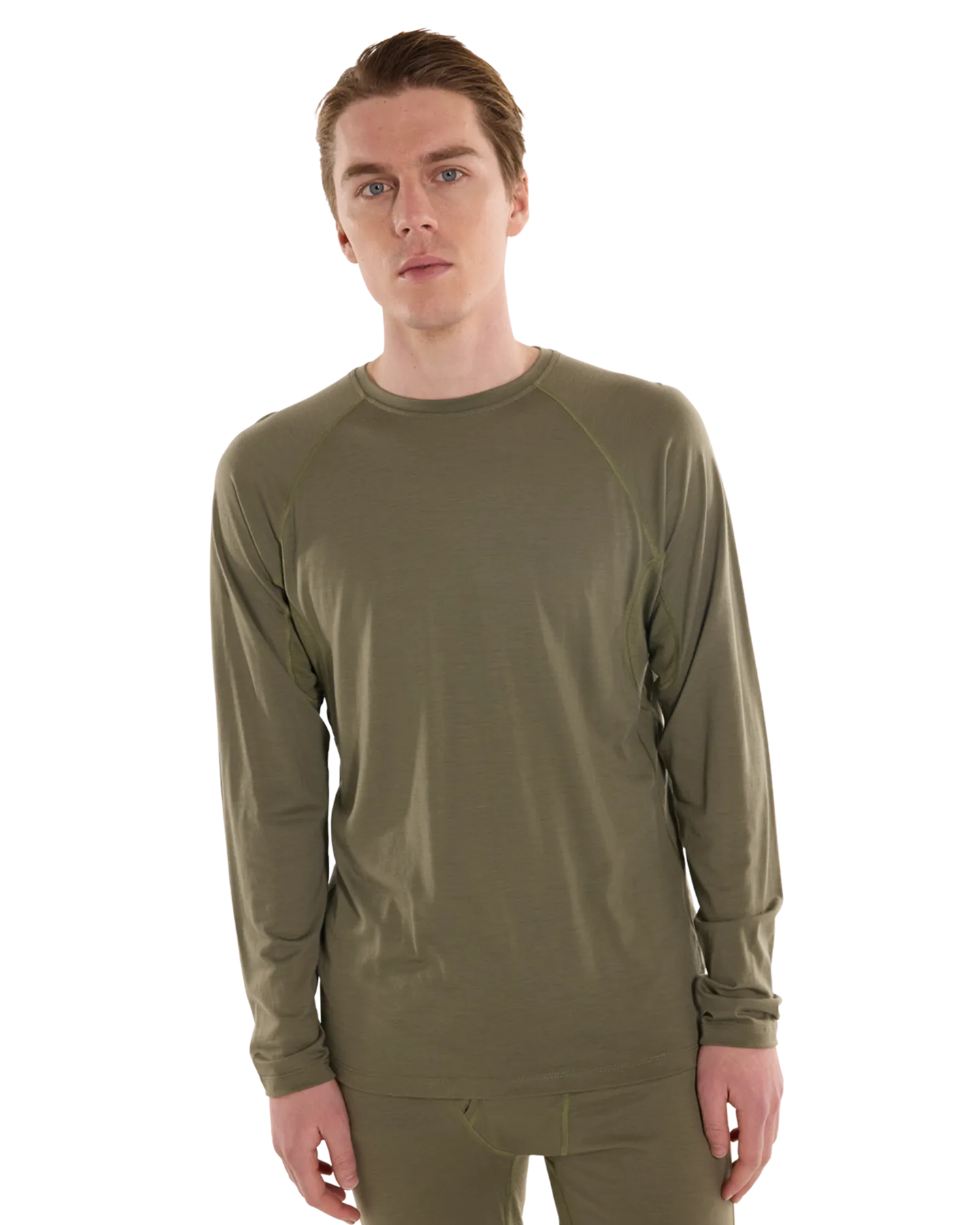 Burton Men's Phayse Merino Crewneck Fleece - Forest Moss