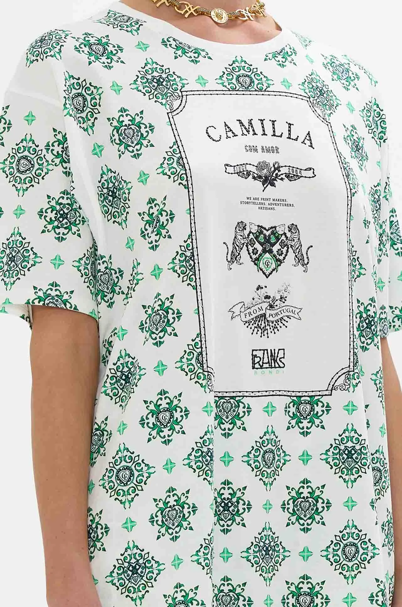 Camilla - Corridor Of Calm Oversized Band Tee