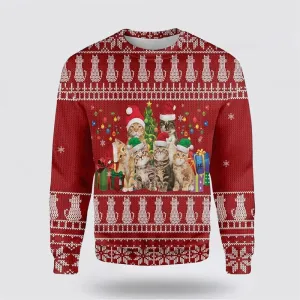 Cat Lovers Christmas Ugly Christmas Sweater For Men And Women, Best Gift For Christmas, Christmas Fashion Winter