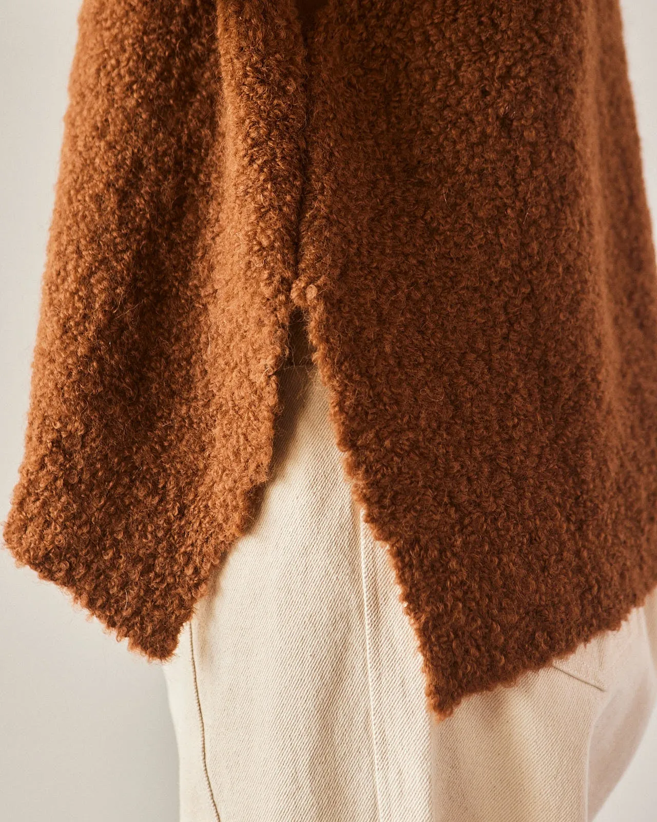 Cordera Boucle Waistcoat, Toffee