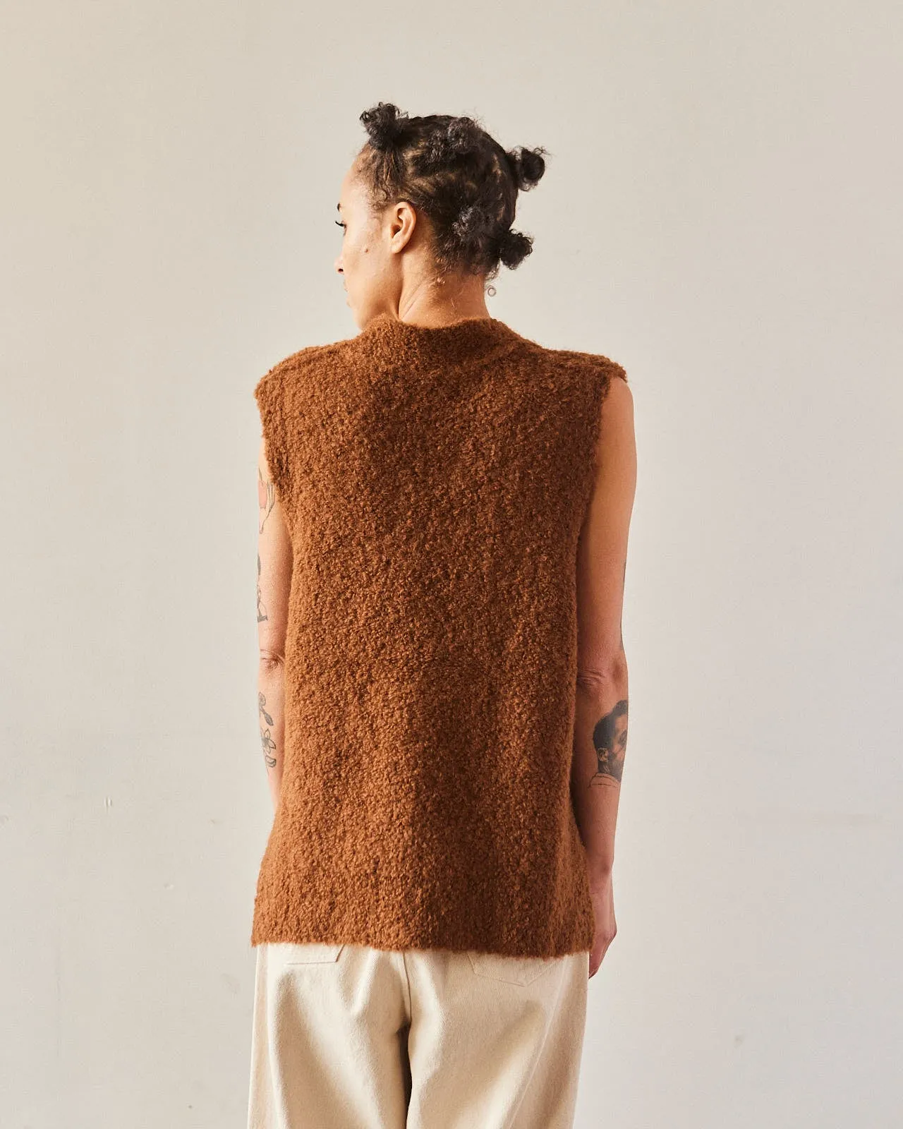 Cordera Boucle Waistcoat, Toffee