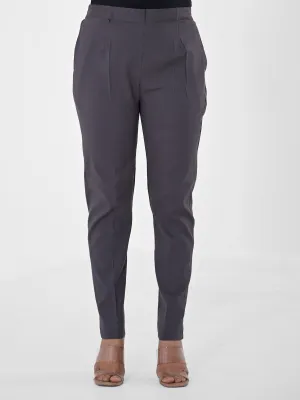 Dark Grey 4-Way Stretchable Pants