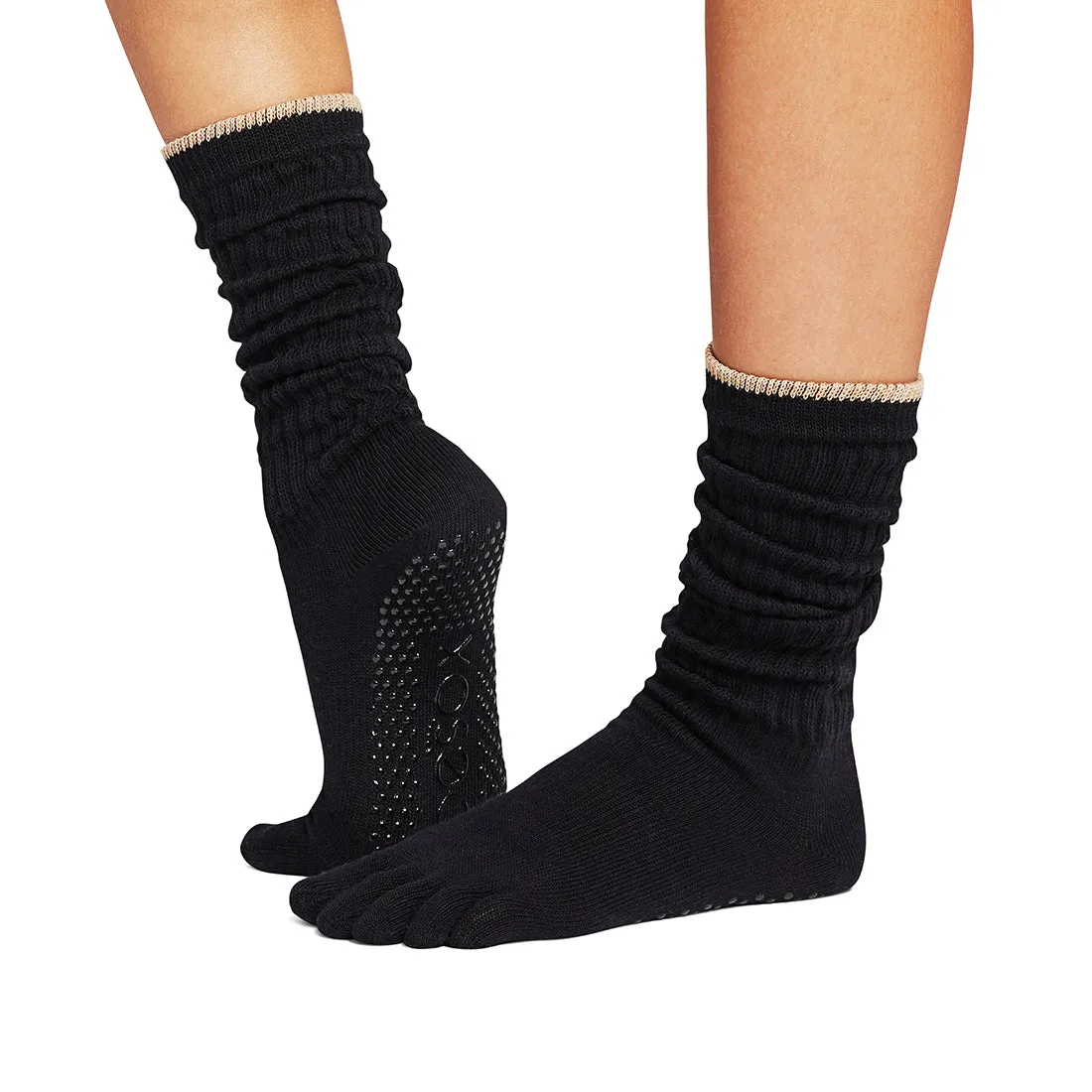 Full Toe Slouch Grip Socks