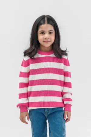 Girl's F/S R-Neck Sweater