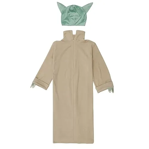 Hanerreal Halloween Kids the Child Costume Robe Hood Baby Grogu Costume