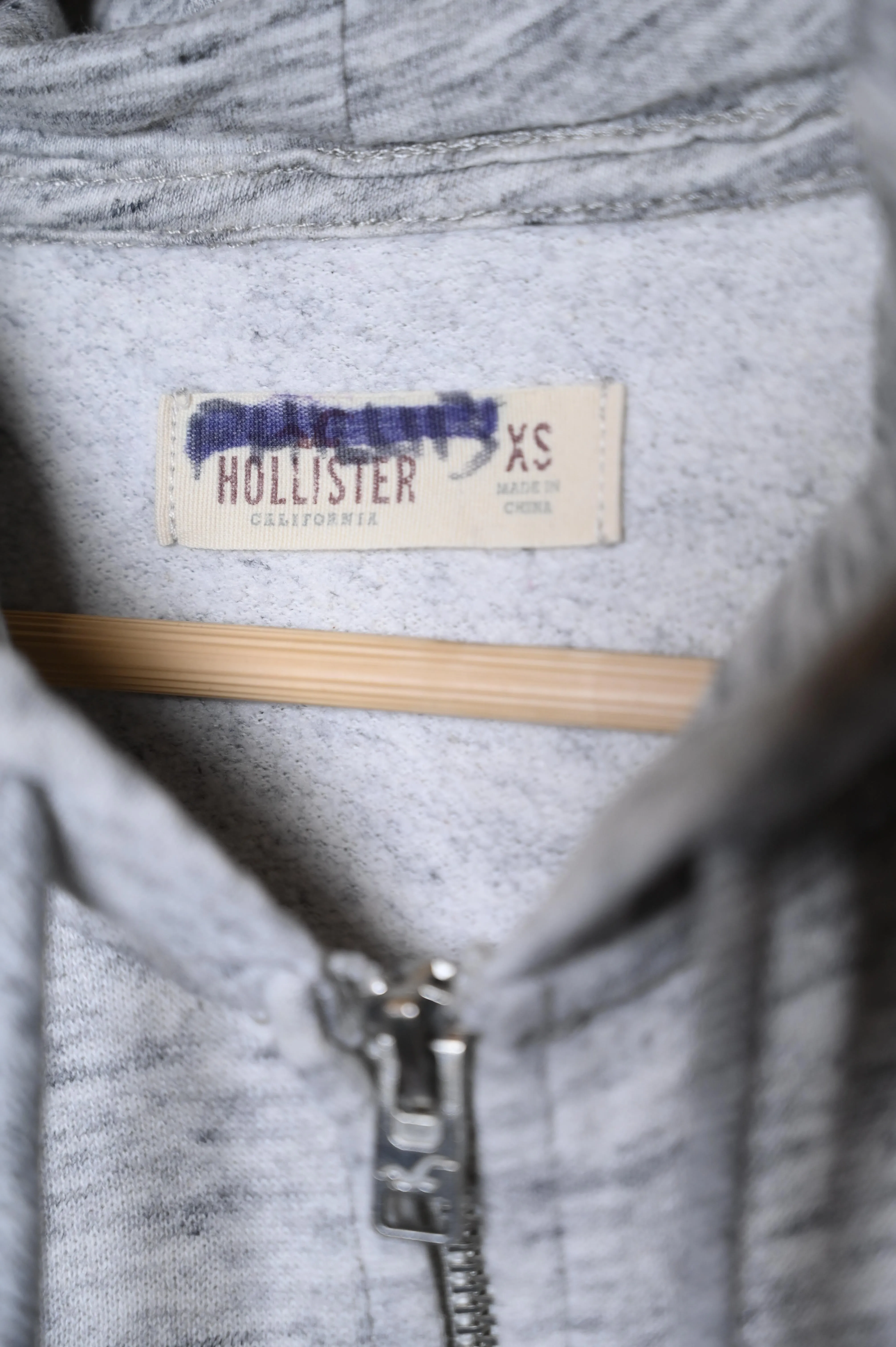 Hollister Grey Hoodie (Small)