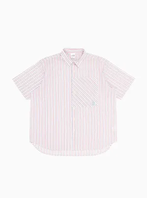 Home Party Shirt White Stripe