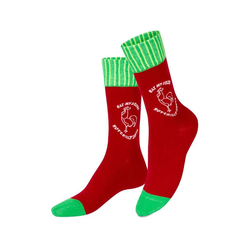 Hot Sauce Over The Calf Socks - Unisex