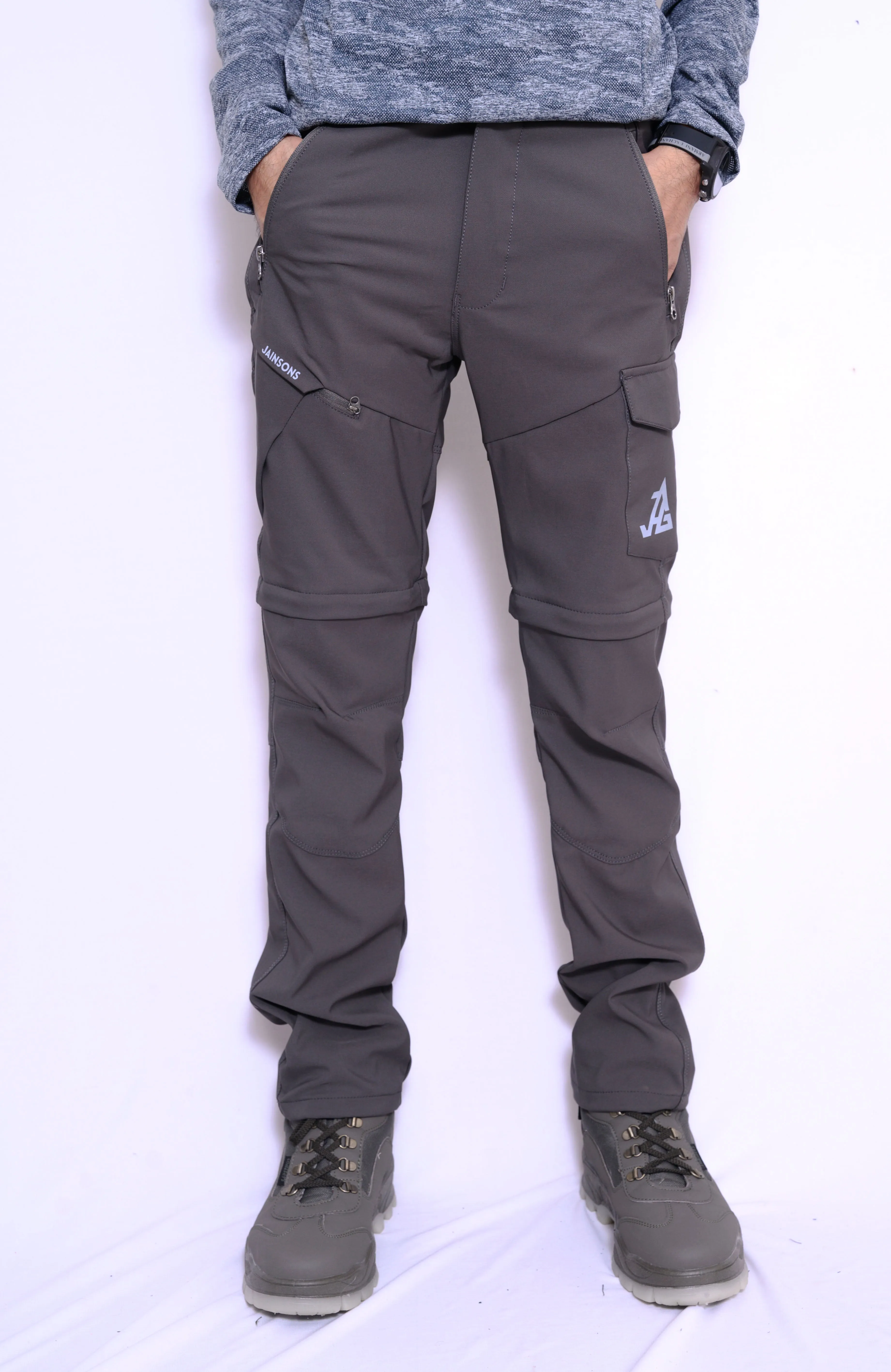 JAG Discovery Series | Quick Dry Convertible Trekking, Hiking & Travel Pants | Breathable Fabric | Stretchable Fabric | Unisex Design