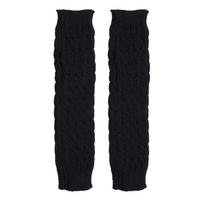 Leg Warmers Knit Socks Warm Boot Cuffs