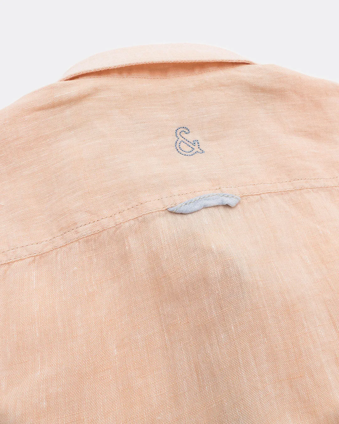 Linen Shirt - Soft Carrot