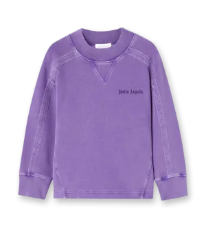 Logo-Print Sweatshirt Purple