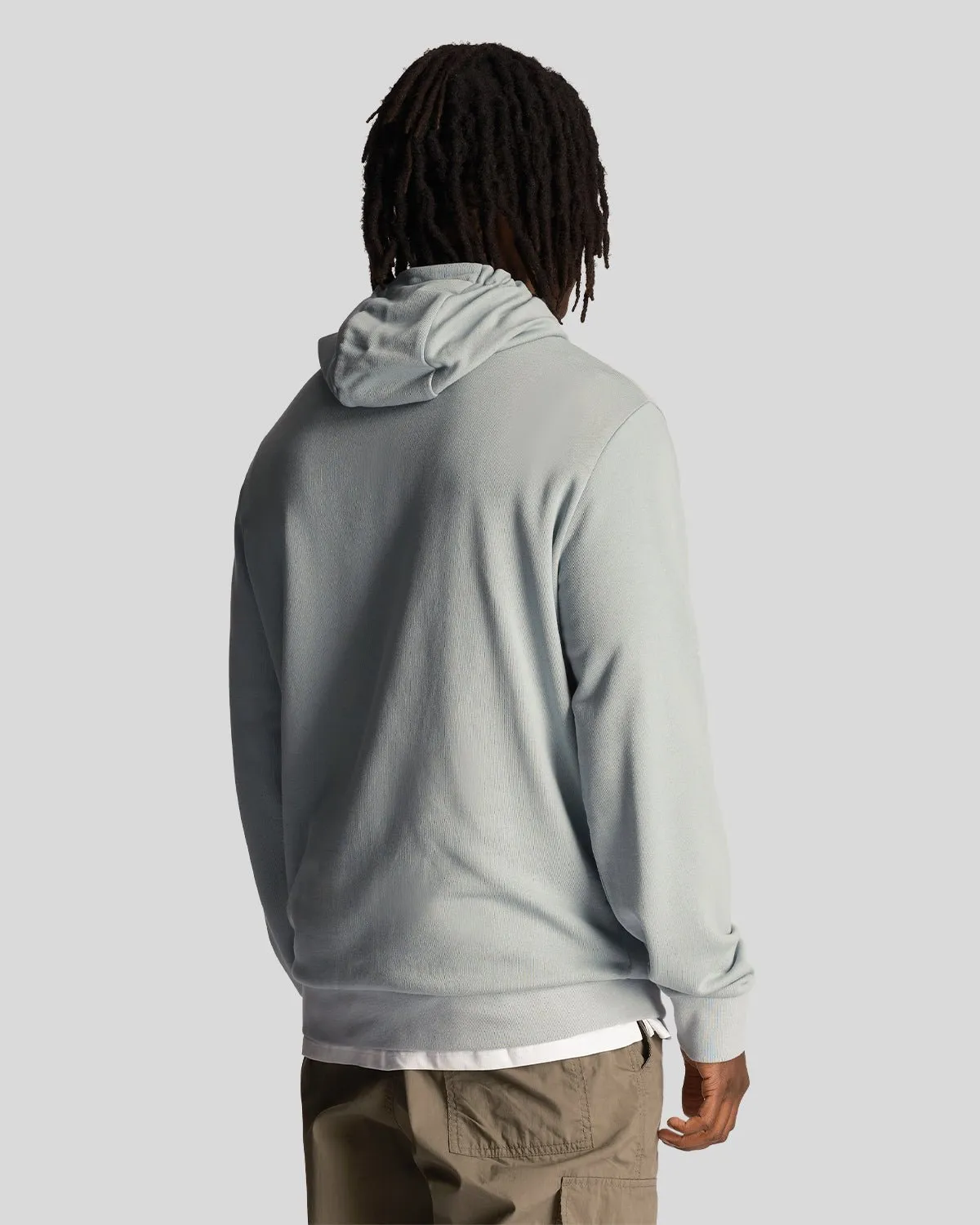 Loopback Embroidered Hoodie