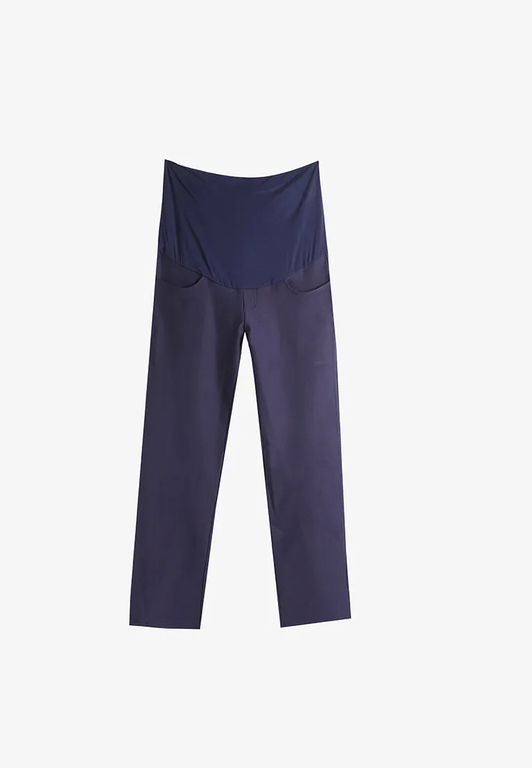 Maminka Maternity Formal Work Pants - Blue