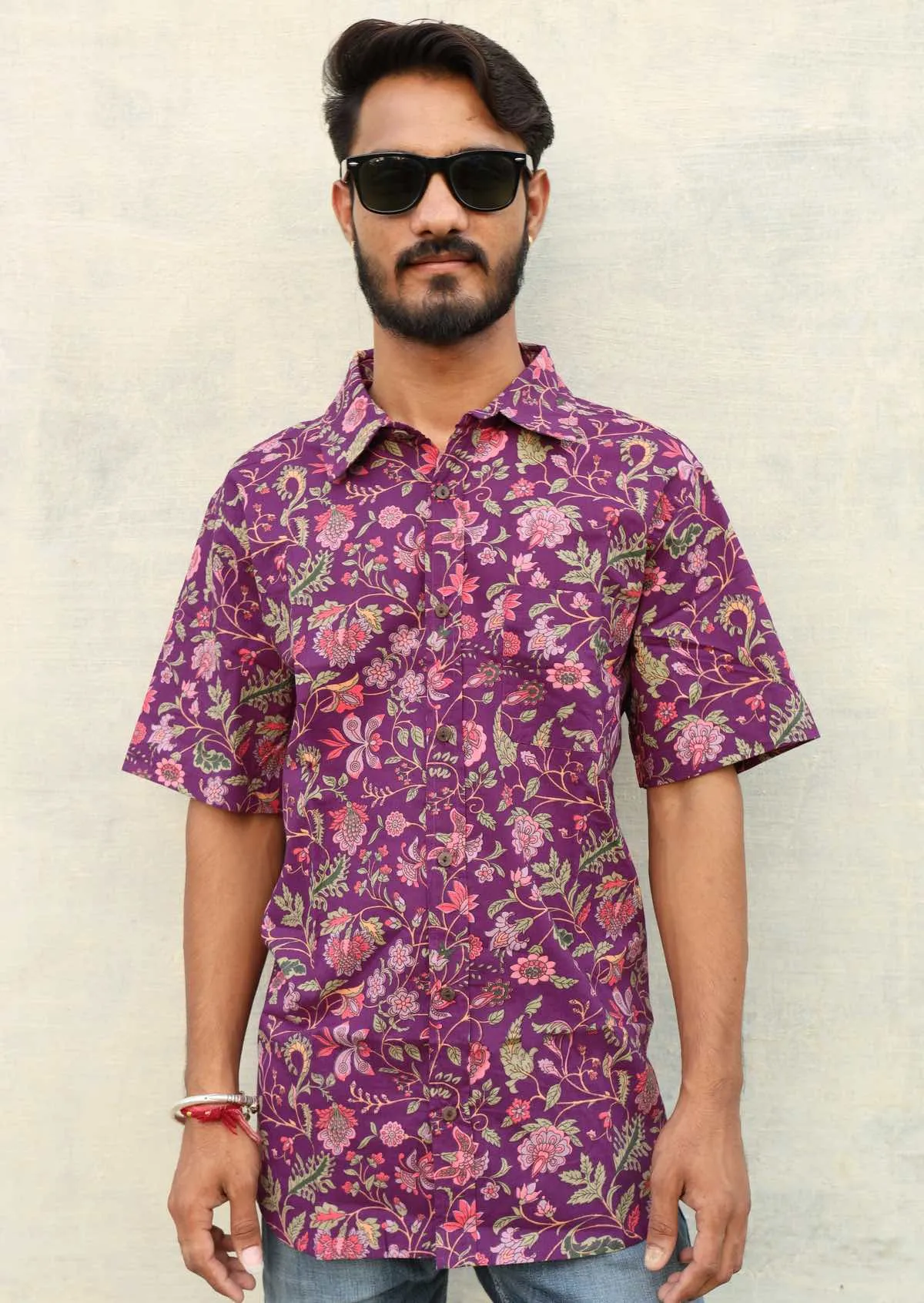 Men's Cotton Shirt Amethyst