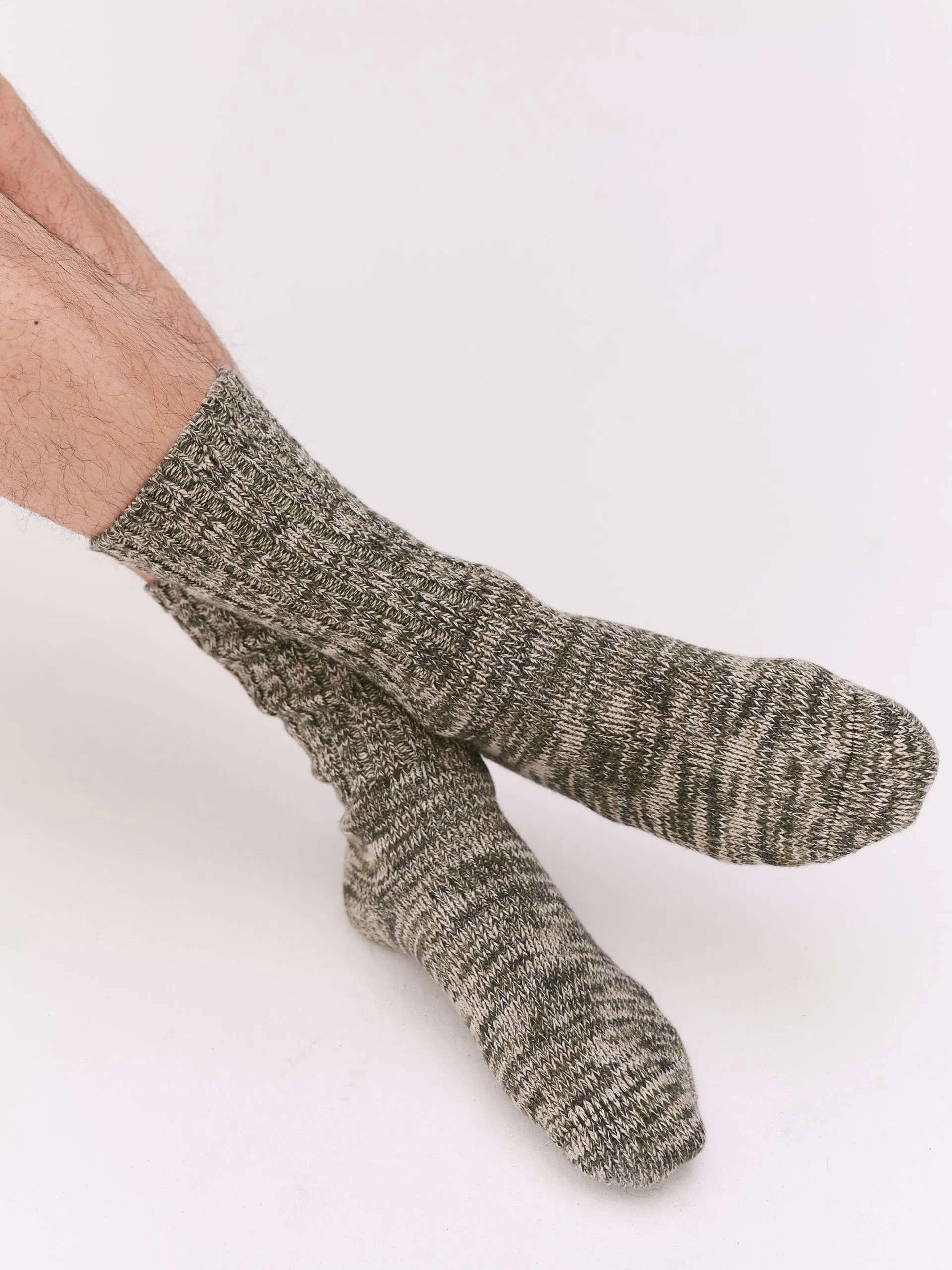 Men's green Really Warm socks