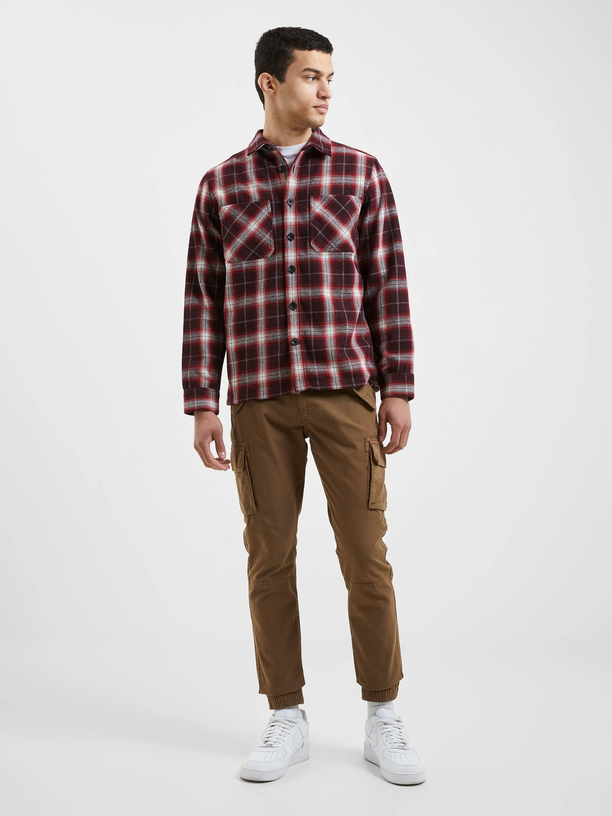 Mist Check Recycled Overshirt