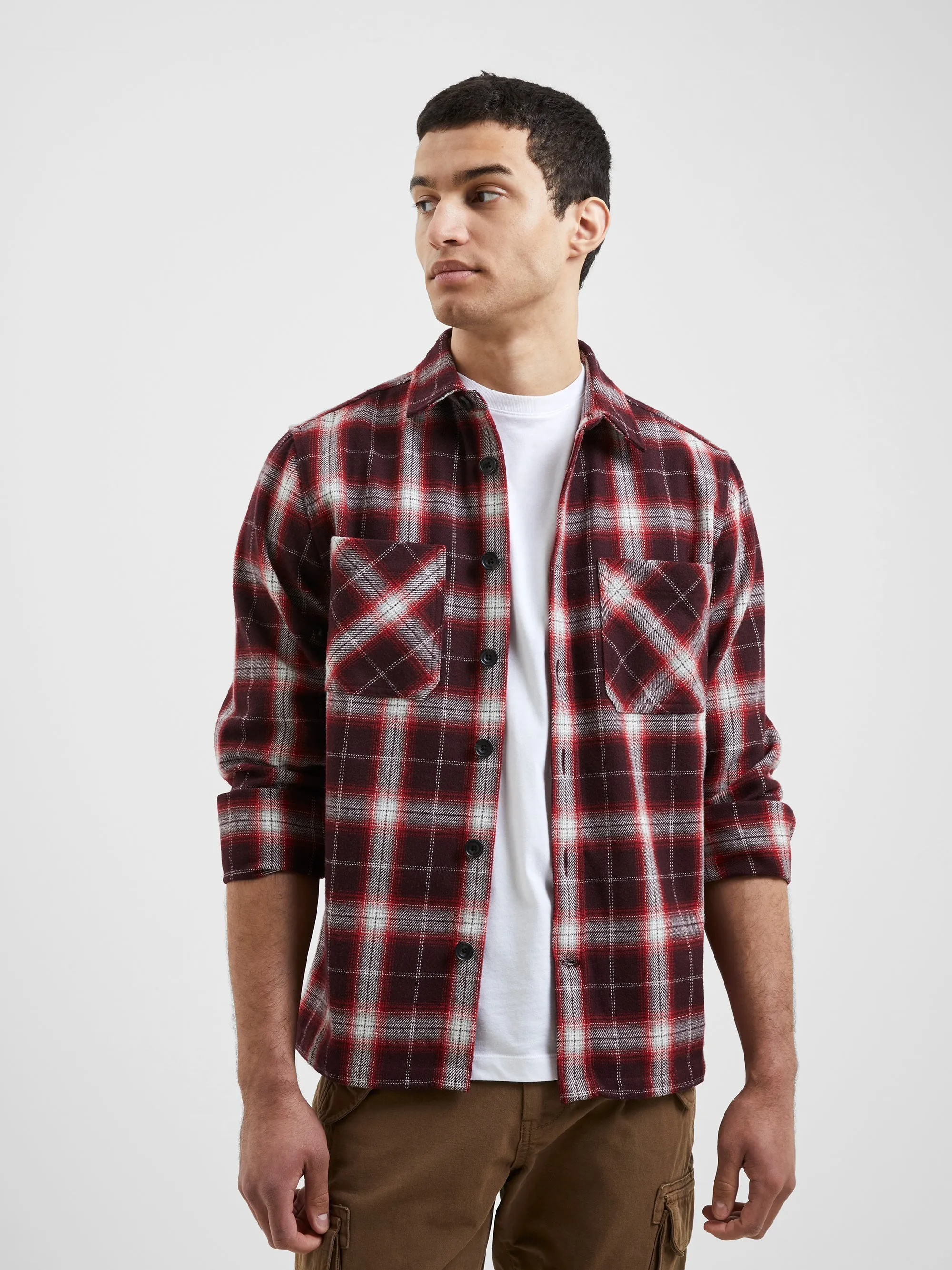 Mist Check Recycled Overshirt