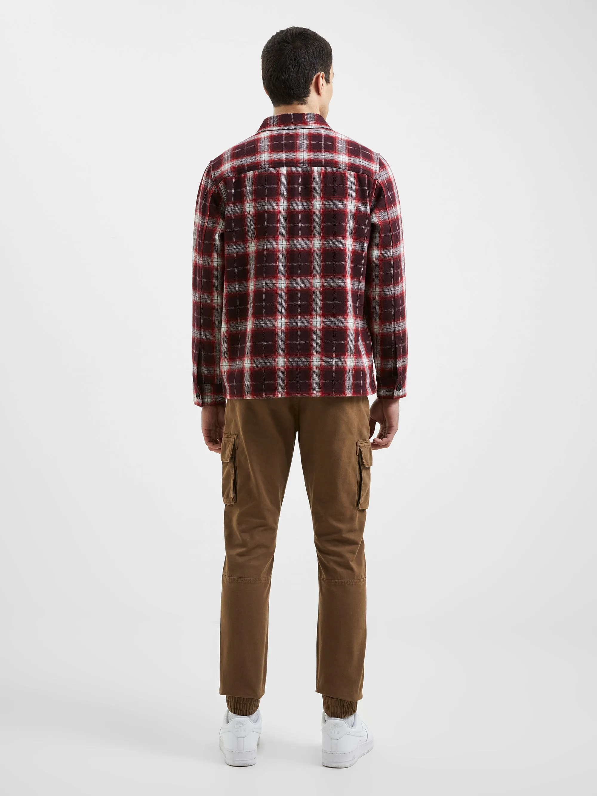 Mist Check Recycled Overshirt