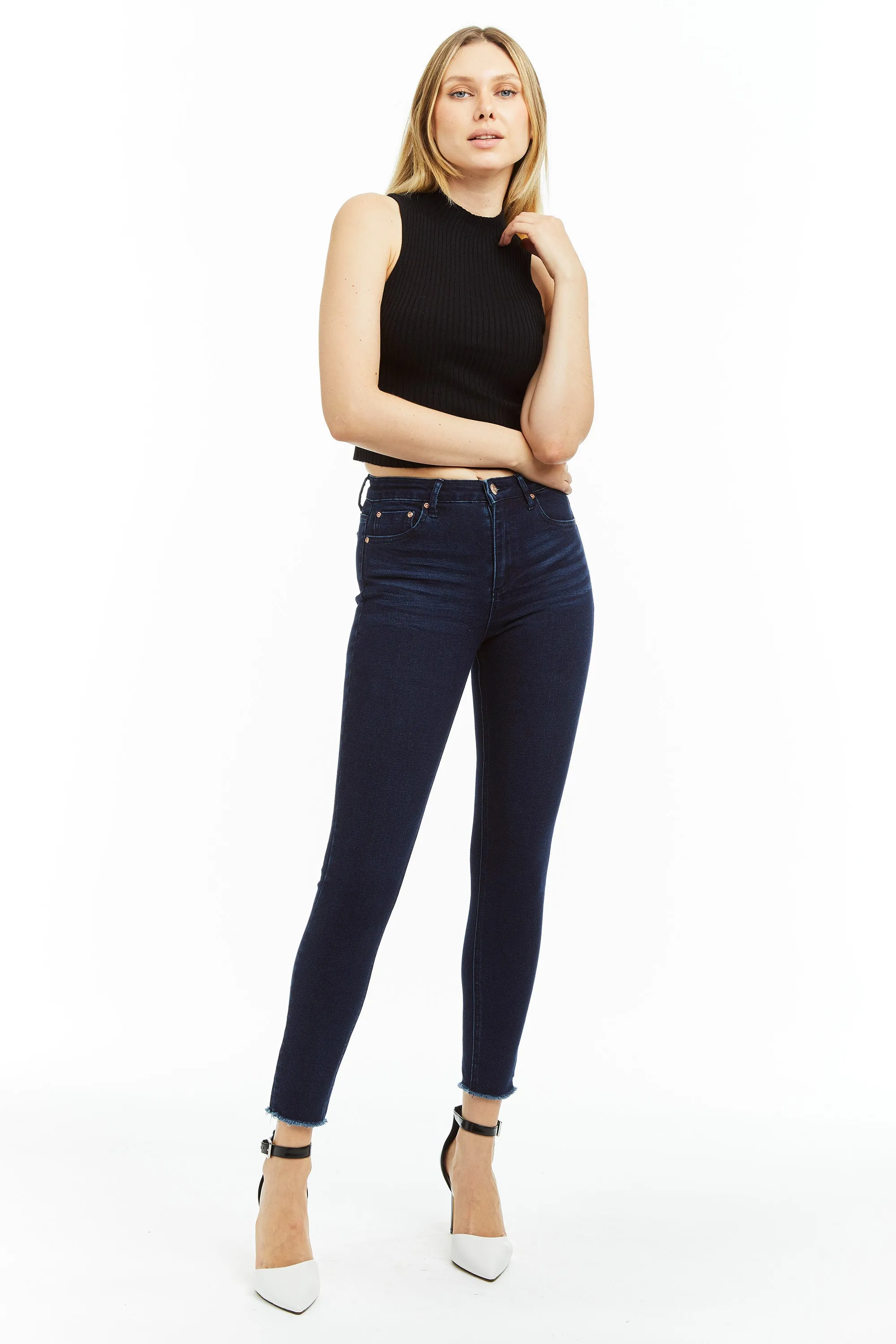 Mona - Fray Hem Skinny