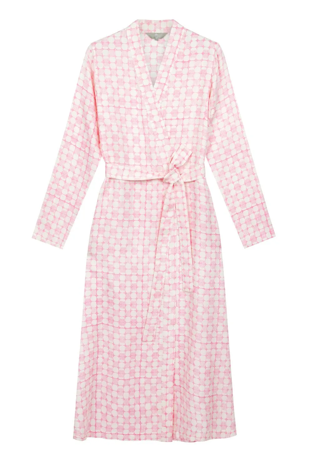 Mulberry Silk Robe - Jaipur Pink. Please note that pieces purchased in our Archive Sale can't be refunded. We are happy to offer an exchange, if we have the stock available or a credit note.