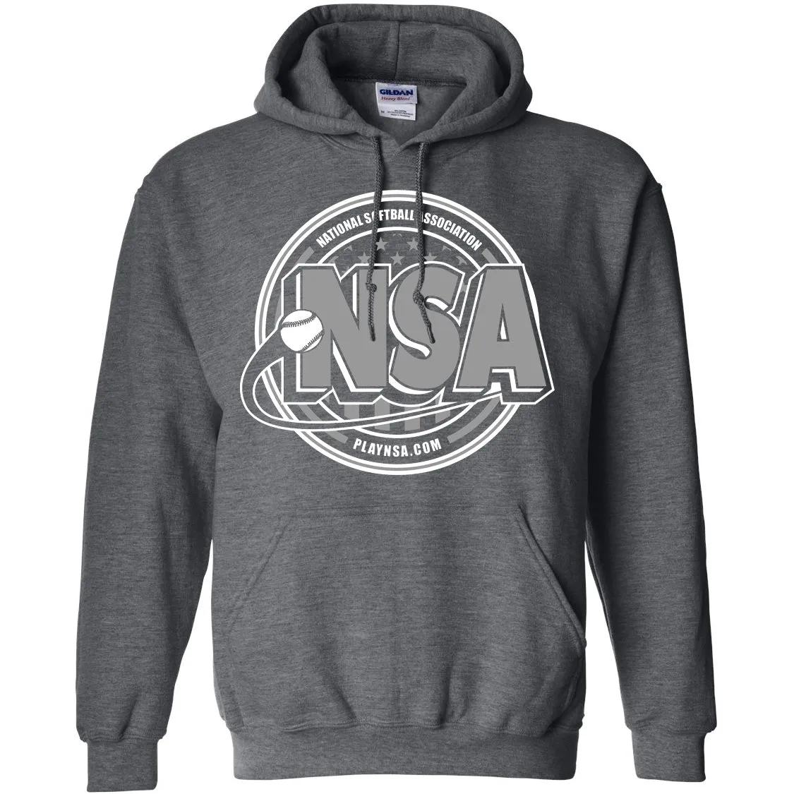 National Softball Association NSA Crest HeavyBlend Hoodie