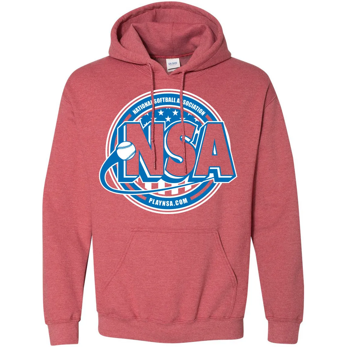 National Softball Association NSA Crest HeavyBlend Hoodie