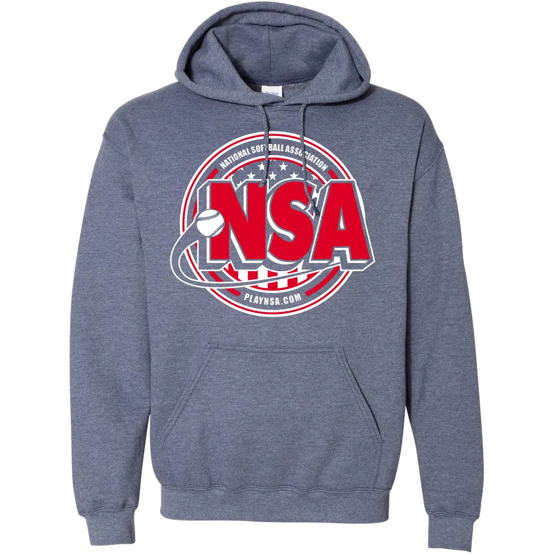 National Softball Association NSA Crest HeavyBlend Hoodie