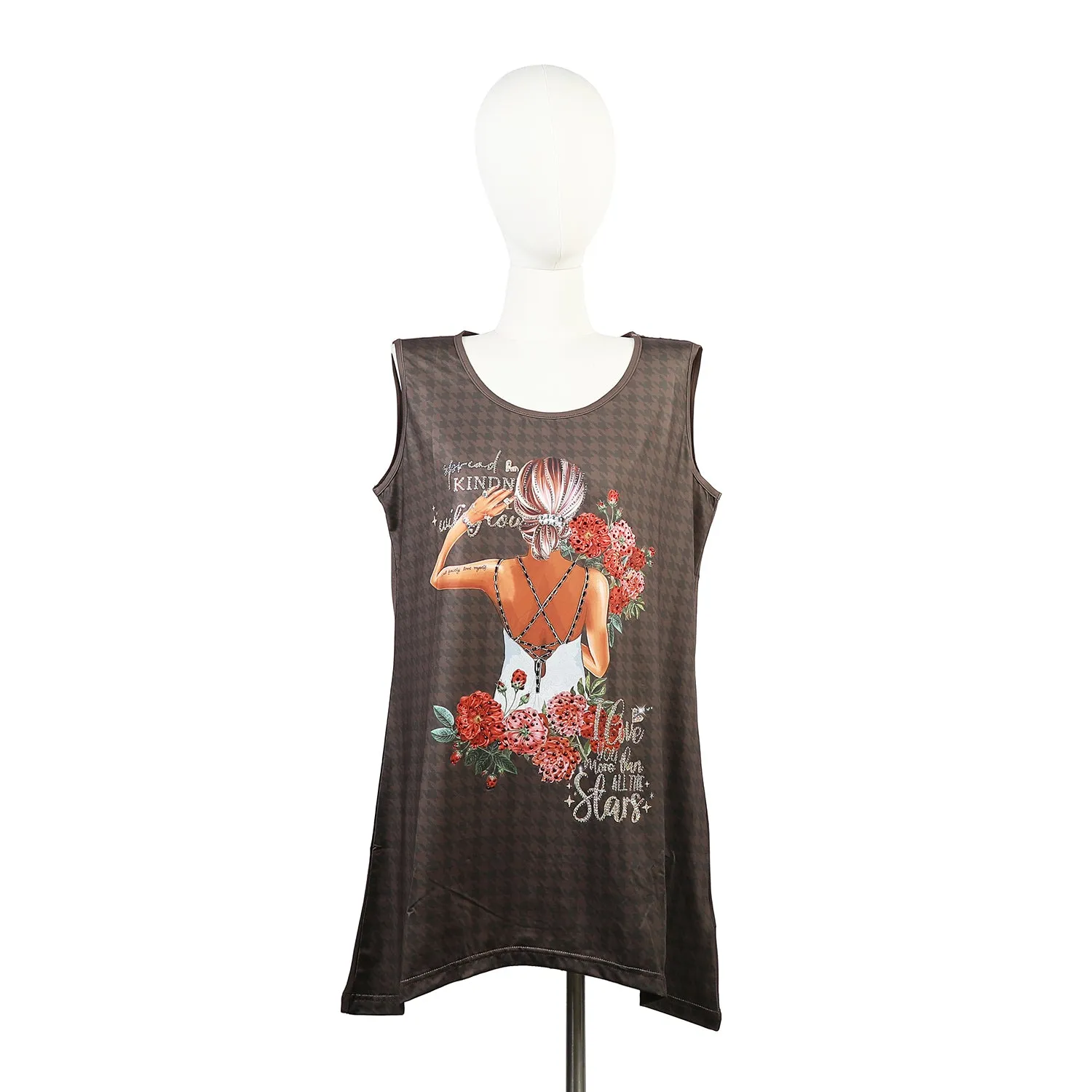 NICOLE LEE BLING TUNIC TANK TOP