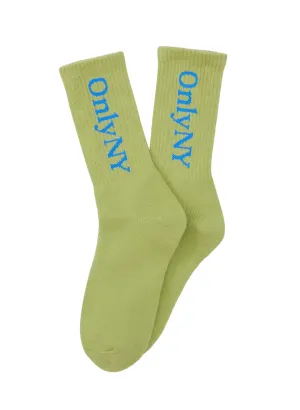 Only NY Lodge Logo Socks - Green and Slate Colorway