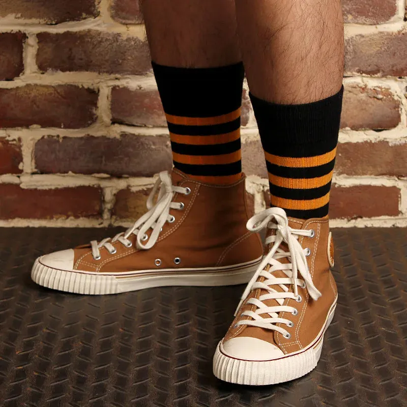 Prison Stripe Socks for Men - Christmas Edition