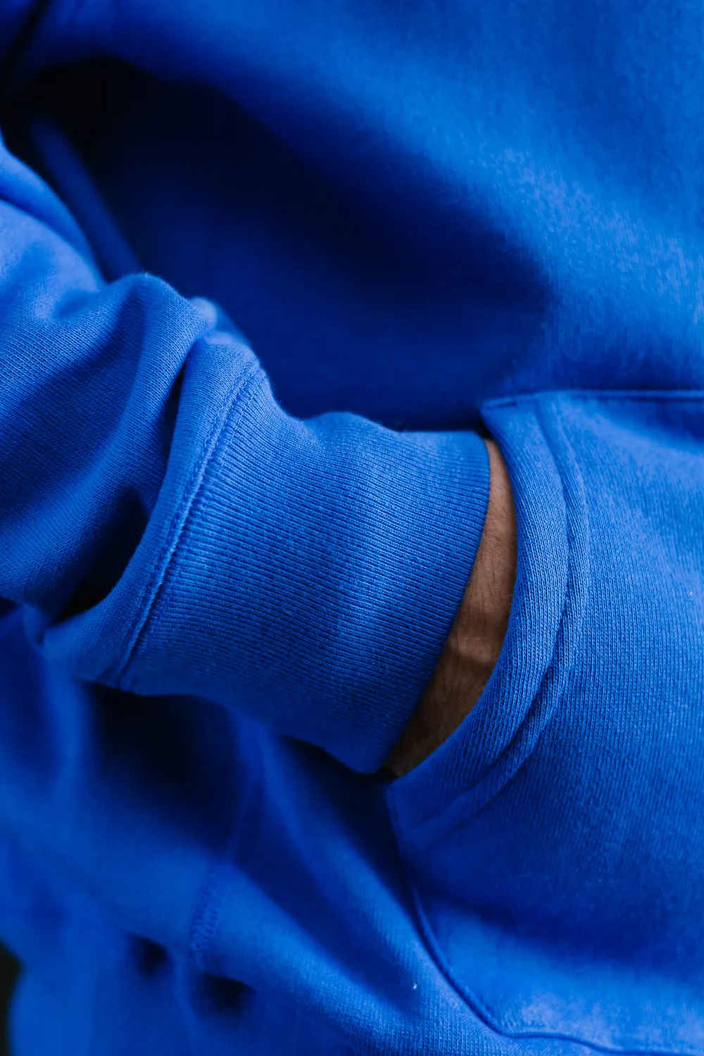 Pullover Hoodie - Super Looper French Terry - Blue