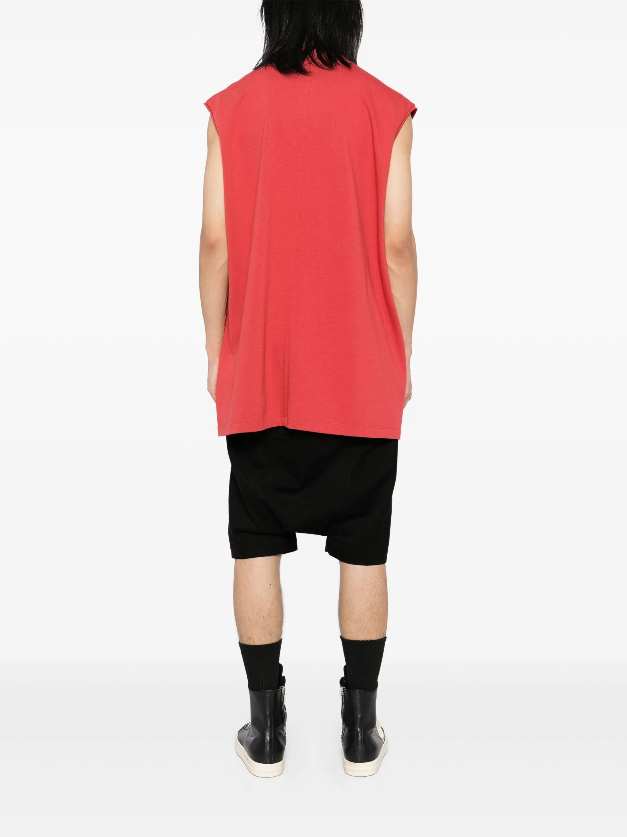 RELAXED OVERSIZE SLEEVLESS TRAP TOP