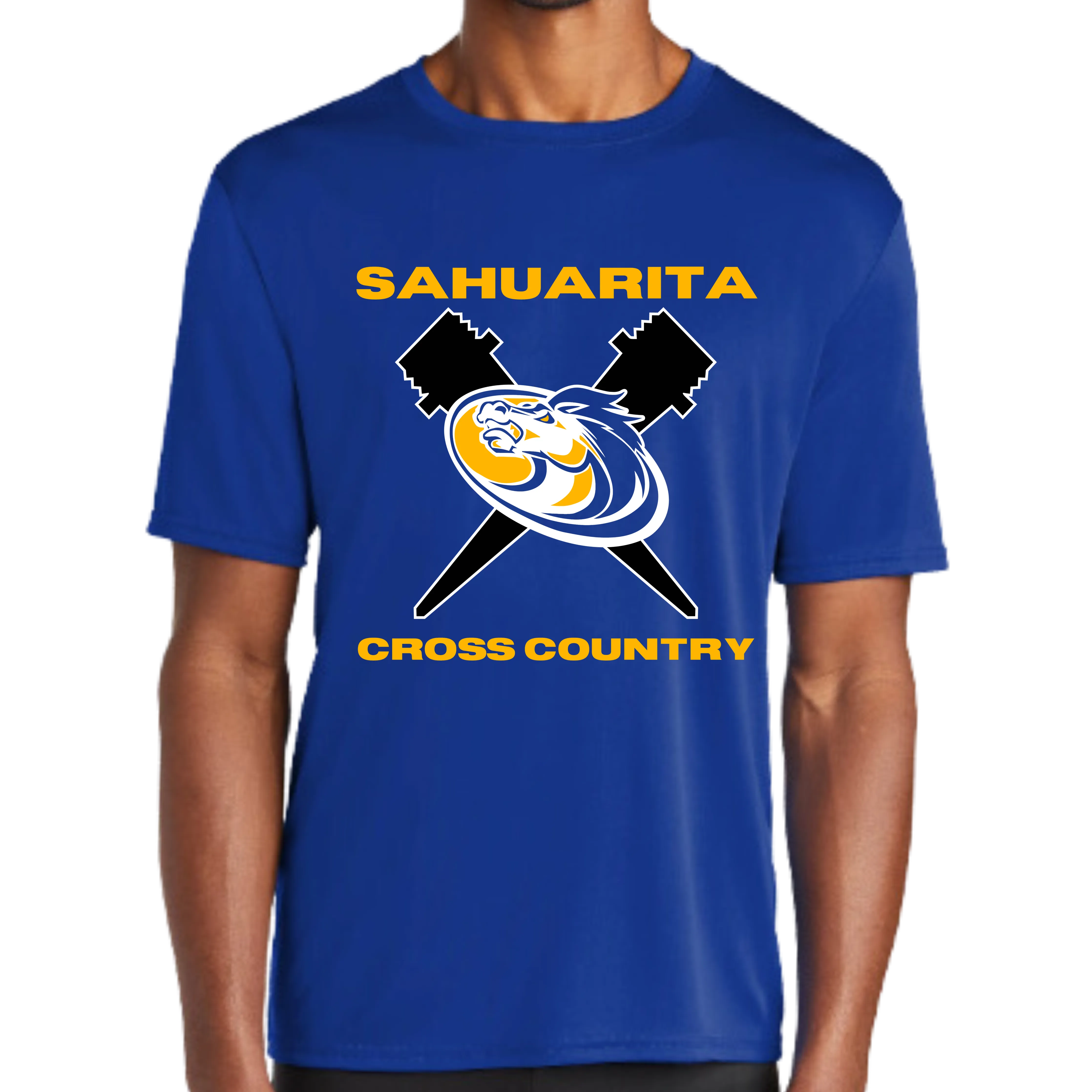 Sahuarita Mustang Cross Country Super-Soft Long Sleeve or Short Sleeve Dri-Fit Shirt