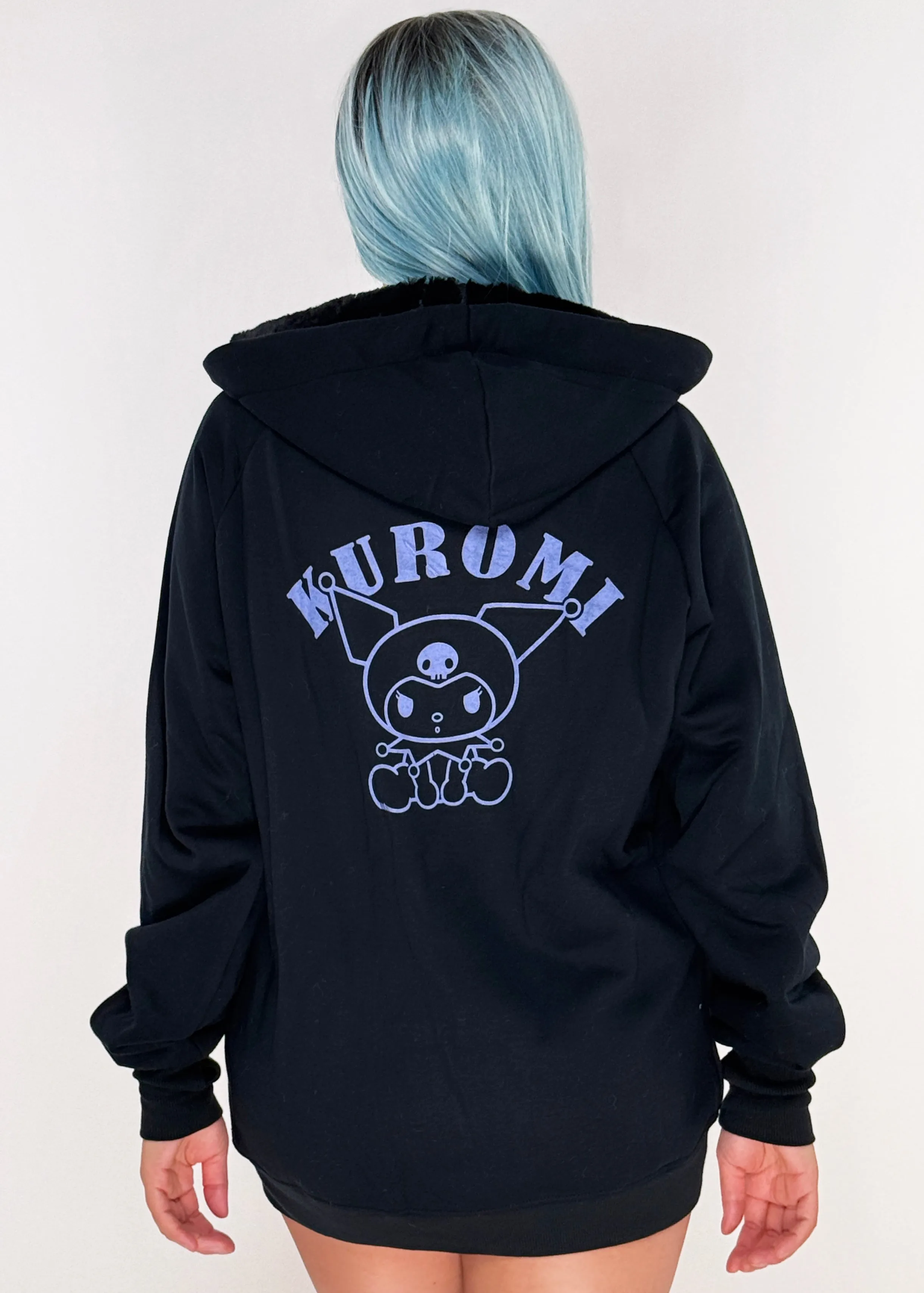 Sanrio Kuromi Sherpa Zip Up Hoodie